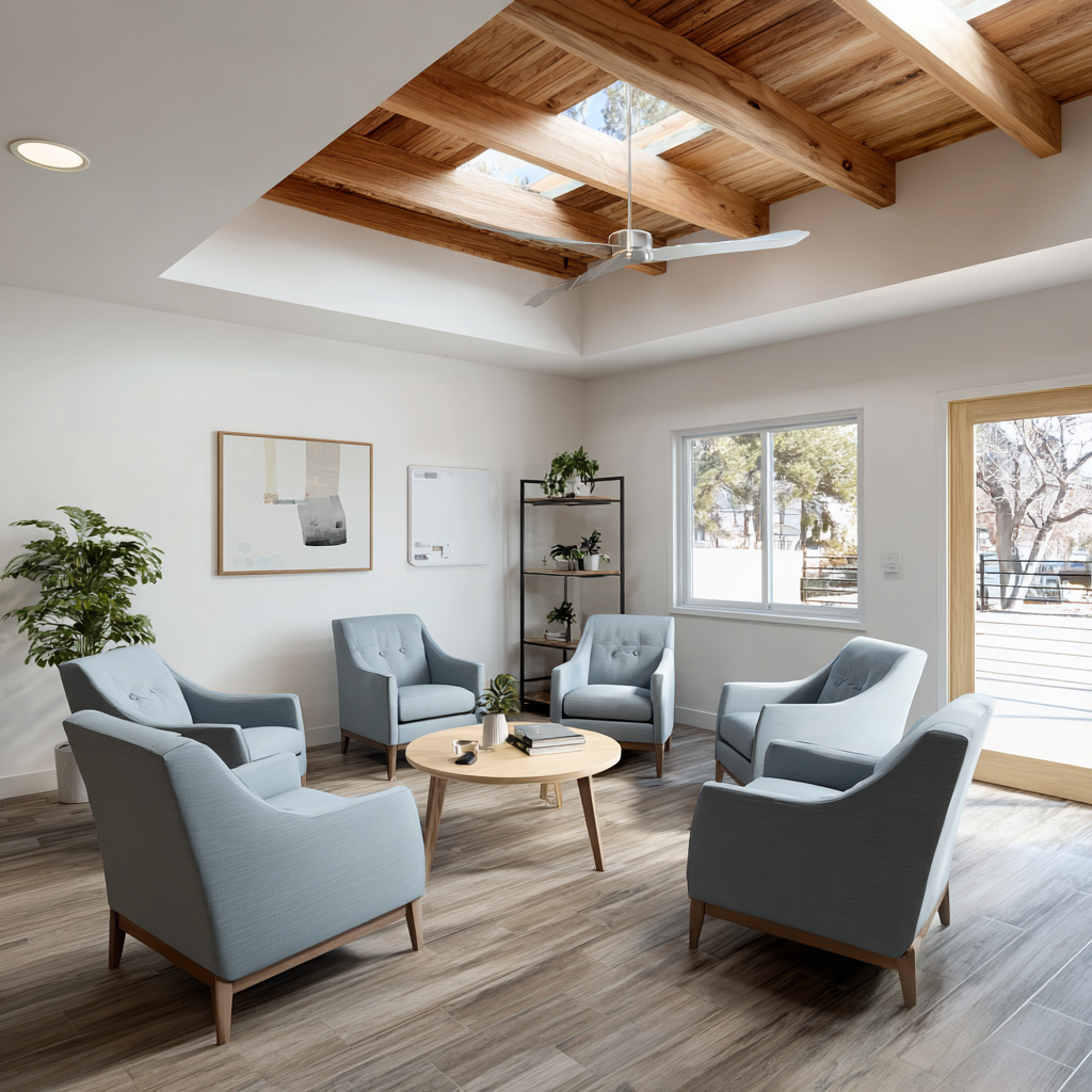 Fitness center at ABH Rehab in Pacific Palisades, California