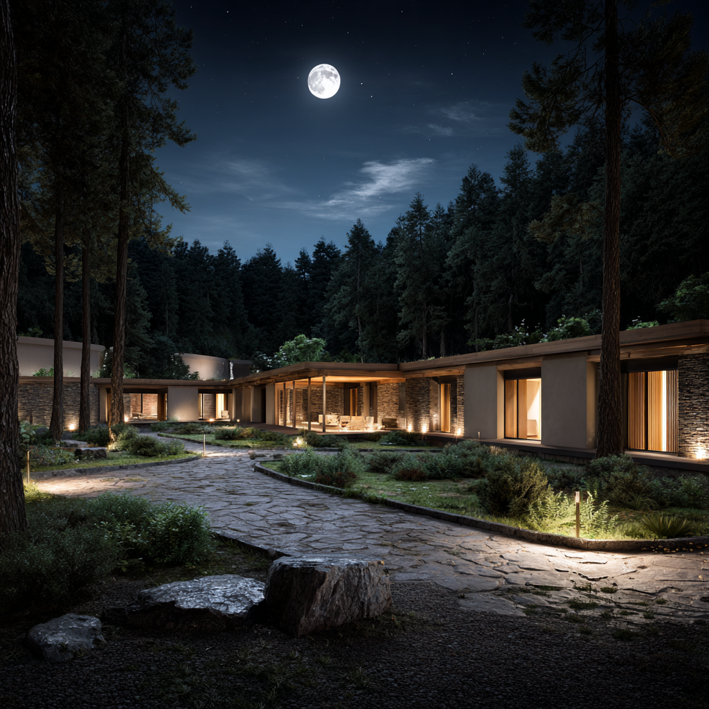Yoga and meditation space at ABH Rehab in Pacific Palisades, California