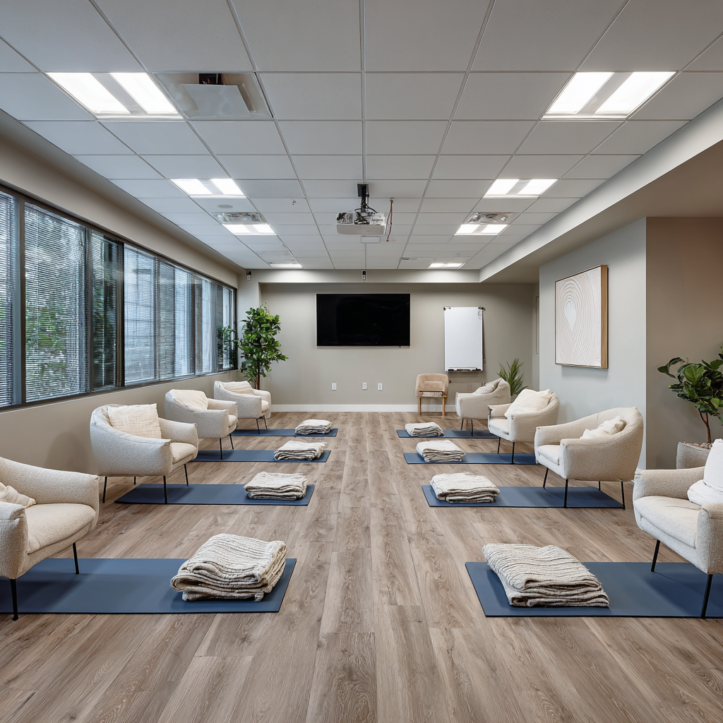Treatment and therapy rooms at ABH Rehab in Pacific Palisades, California
