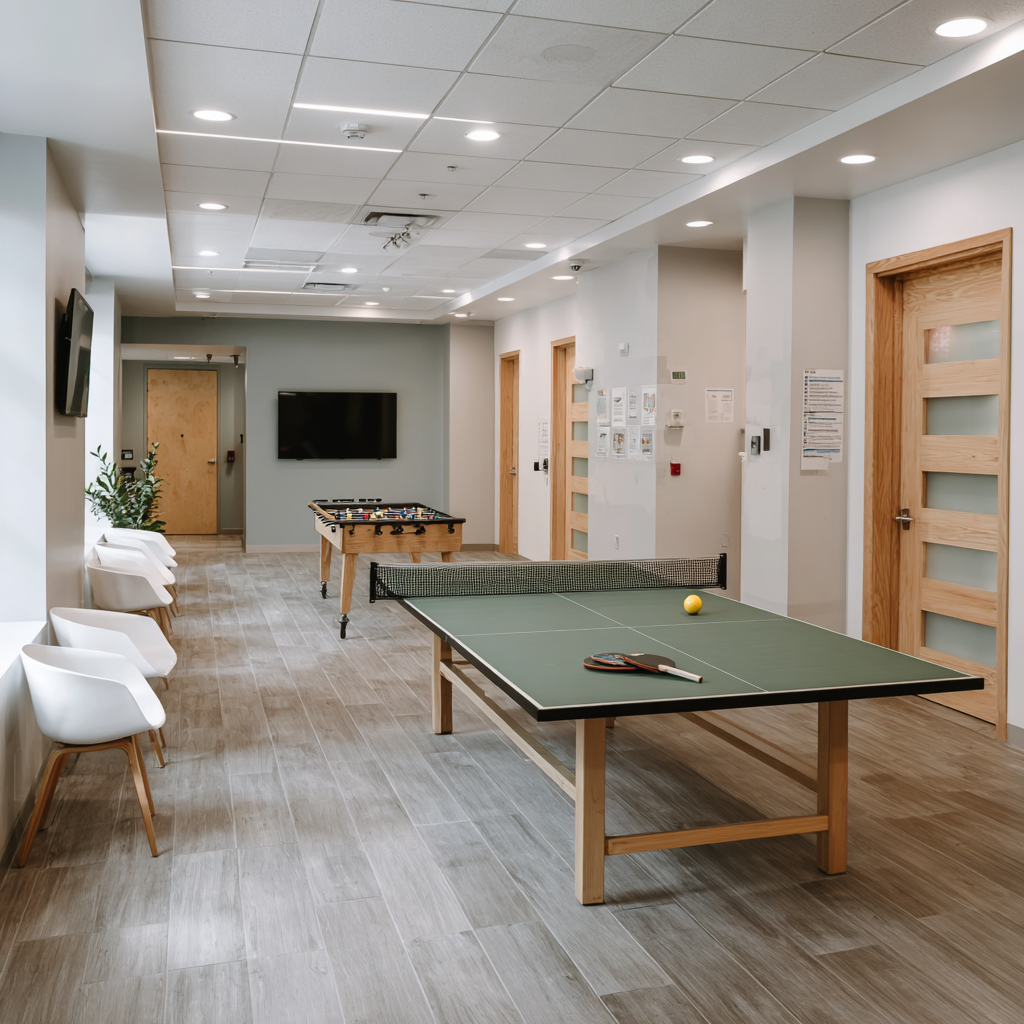 ABH Rehab facility and grounds in Pacific Palisades, California